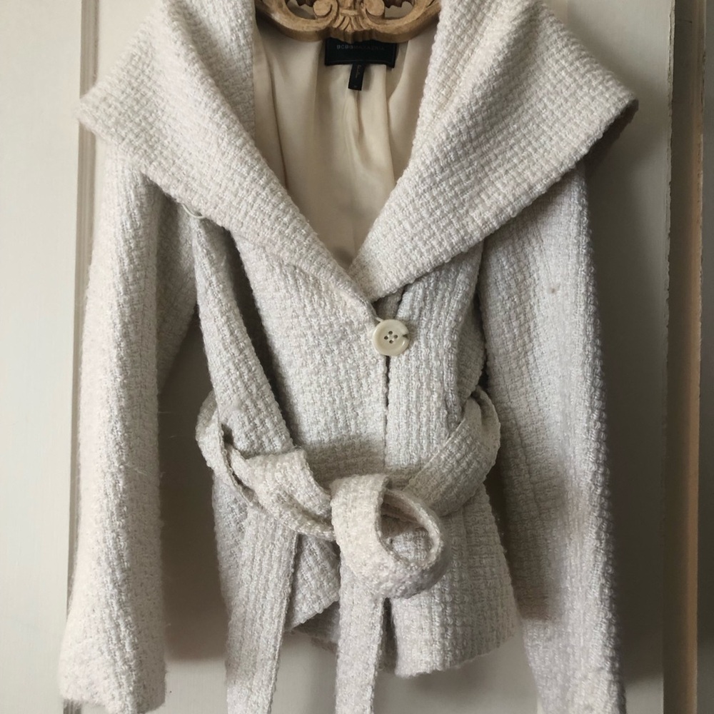 BCBG Luxe Hooded Coat